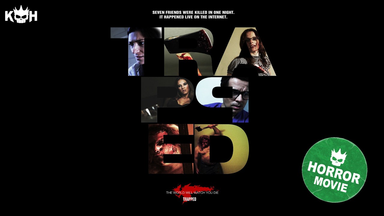 Trapped 🎥 Psycho Killer Streams Murders Live | FULL MODERN HORROR MOVIE