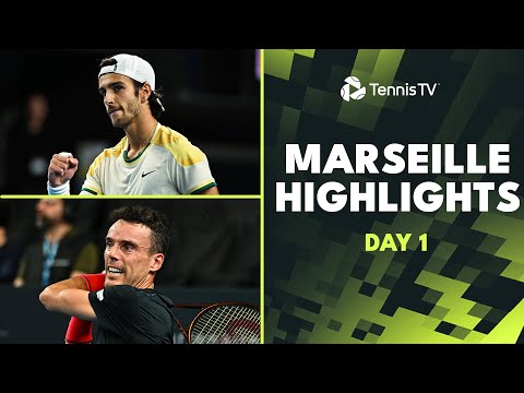 Gasquet Faces Bautista Agut; Musetti, Shevchenko & More Feature  | Marseille 2024 Highlights Day 1