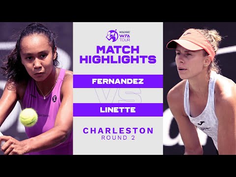 Leylah Fernandez vs. Magda Linette | 2022 Charleston Round 2 | WTA Match Highlights