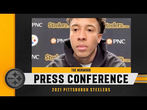 Steelers Press Conference (Jan. 18): Tre Norwood | Pittsburgh Steelers video clip