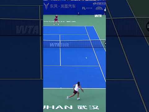 All fight 💪Jelena Ostapenko generates a powerful <strong>winner</strong> <strong>over</strong> Kasatkina.#dongfengvoyahwuhanopen