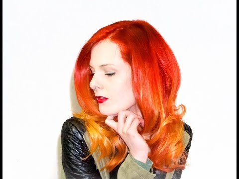 FIRE OMBRE  - COLOR MELTING TECHNIQUE 😍😍😍 HAIR TRENDS