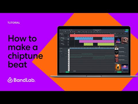 How to make a chiptune beat using BandLab's free web Mix Editor (BandLab Tutorial)