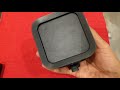 Mission M Cube surround sound satellite speaker breaking up dismantling change cover cloth material