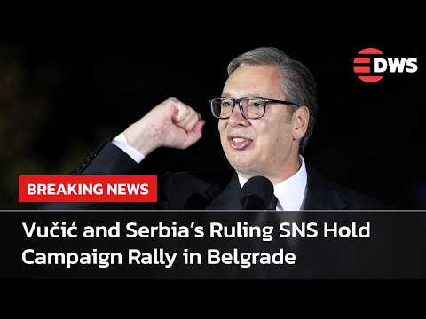 FULL SPEECH: Aleksandar Vucic Speaks to Supporters Ahead of Serbia’s Snap Election | AC15