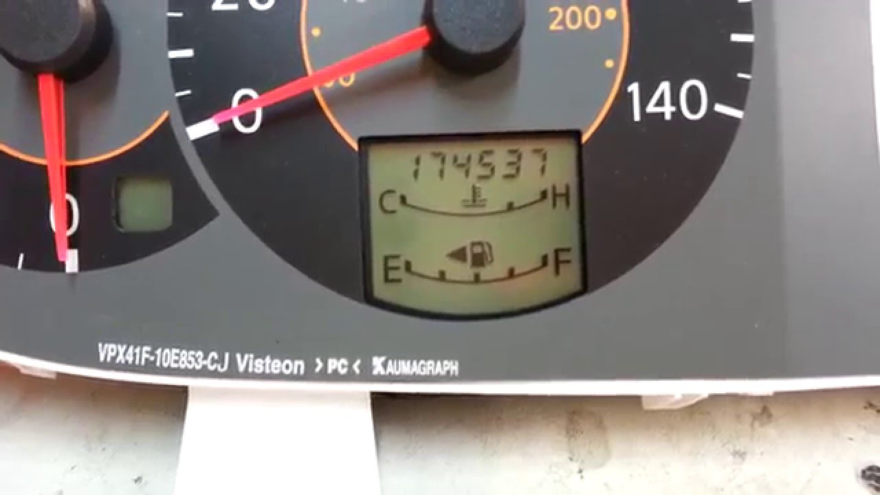 2005 Nissan quest speedometer