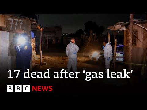 South Africa suspected gas leak leaves 17 dead - BBC News