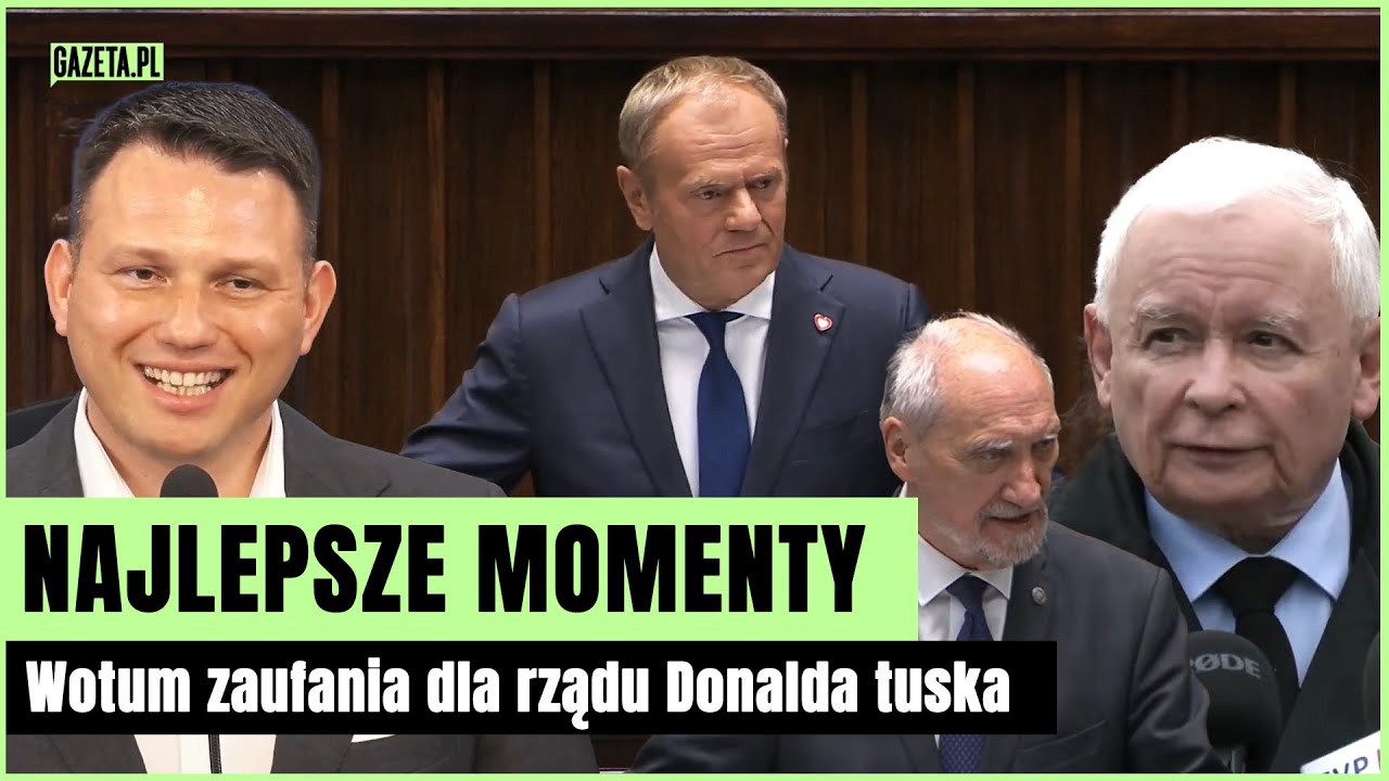 Najlepsze momenty z wotum zaufania dla rządów Tuska | Gazeta.pl