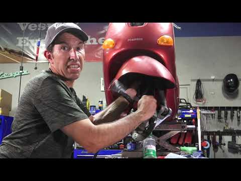 Vespa ET4 Resurrection PT. 6  | Brake System Overhaul