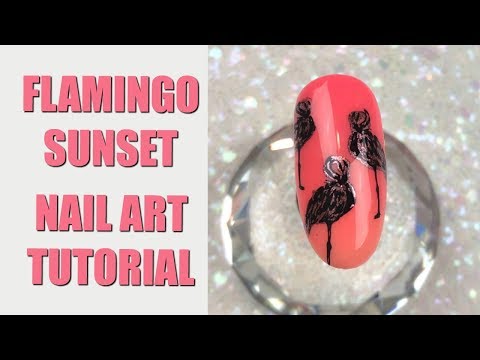 🌟💅🏼 OMBRÉ FLAMINGO SUNSET NAIL ART TUTORIAL 🌟💅🏼