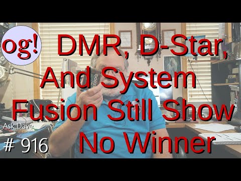DMR, D-Star, and System Fusion Still Show No Winner (#916)