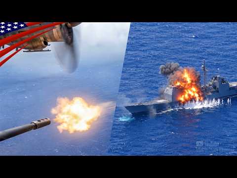 AC-130 Gunship Guns Down, Sub's Torpedo Finishes: USS Mobile Bay Sunk at RIMPAC 2026 SINKEX