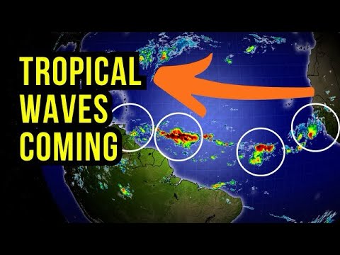 Tropical Waves Coming In...