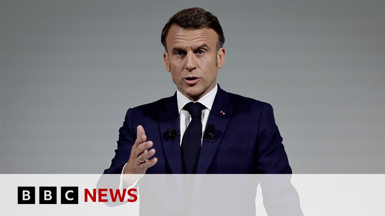 Emmanuel Macron defends calling French snap elections | BBC News