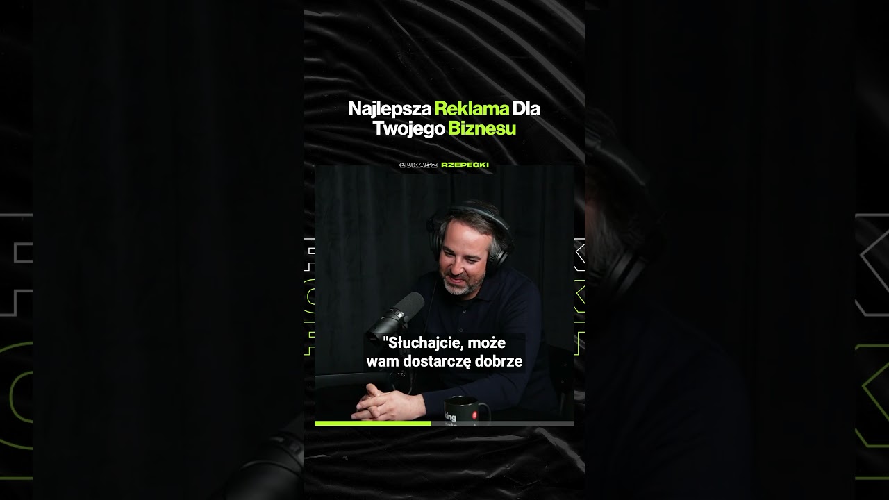 Najlepsza Reklama Dla Twojego Biznesu – ft. Łukasz Rzepecki (premiera w niedzielę o 19:00)