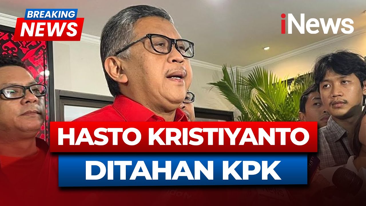 🔴BREAKING NEWS Hasto Kristiyanto Ditahan KPK | 20/02