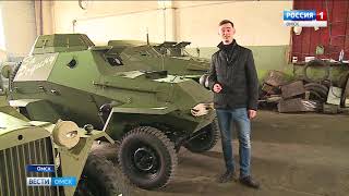 На параде Победы в Омске, реставраторы представят бронеавтомобиль БА-64