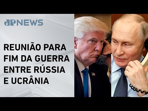 Trump e Putin negociam cessar-fogo na Ucrânia nesta terça (18)