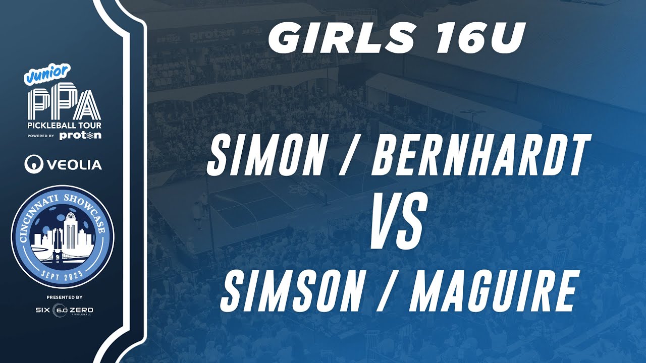 Simon/Bernhardt v Simson/Maguire at the Junior PPA Veolia Cincinnati Showcase