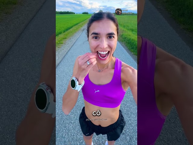 CÔ ẤY LÀM ĐIỀU NÀY MỖI NGÀY TRƯỚC CUỘC ĐUA 😳 | @thefashionjogger (IG) | Date With Gym