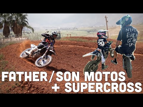 FATHER / SON MOTOS + SUPERCROSS - Christian Craig Prepares For Salt Lake City
