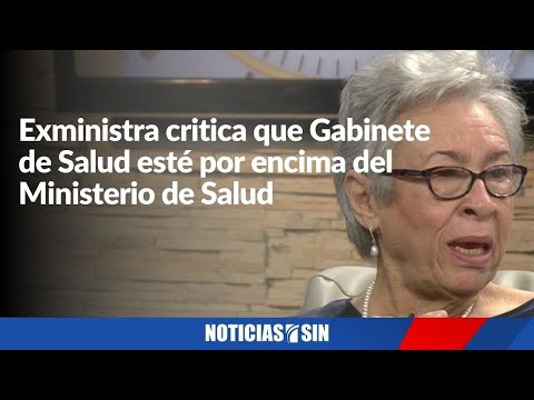 Entrevista a exministra de Salud, Altagracia Guzmán