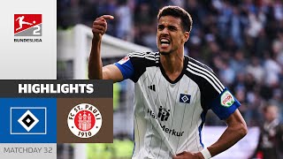 Glatzel Decides City Derby! | Hamburger SV — FC St. Pauli | Highlights | MD 32 — Bundesliga 2 23/24