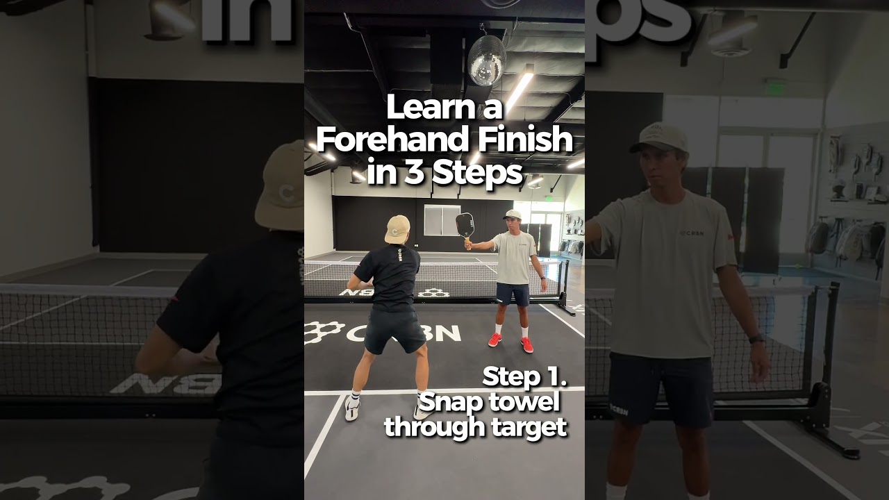 Learn a Forehand Finish in 3 Steps