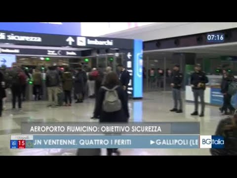 Roma, aeroporto di Fiumicino, scatta il piano di sicurezza voluto dal Viminale