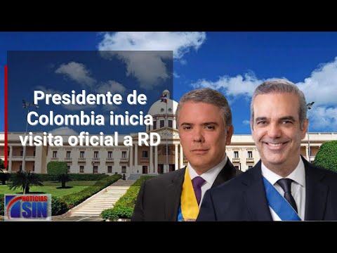 EN VIVO Presidente de Colombia inicia visita oficial a RD