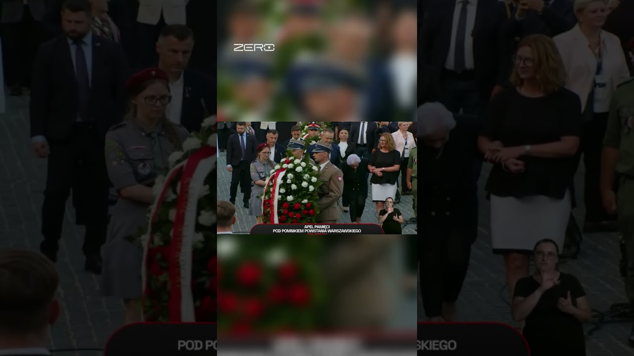 KAROL NAWROCKI SKŁADA WIENIEC BOHATEROM POWSTANIA