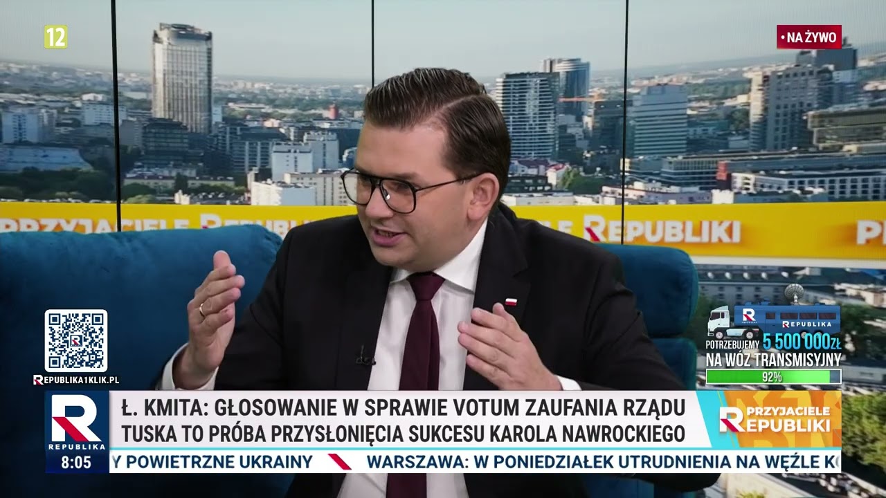 Kmita: głosowanie w sprawie votum zaufania rządu Tuska to próba przysłonięcia sukcesu Nawrockiego