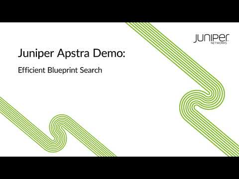 Juniper Apstra Demo: Efficient Blueprint Search