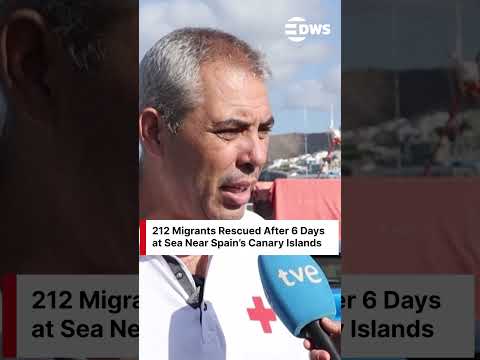 Watch: Spain Rescues 212 Migrants off Canary Islands, Including Women and Children | DWS News | AM1E