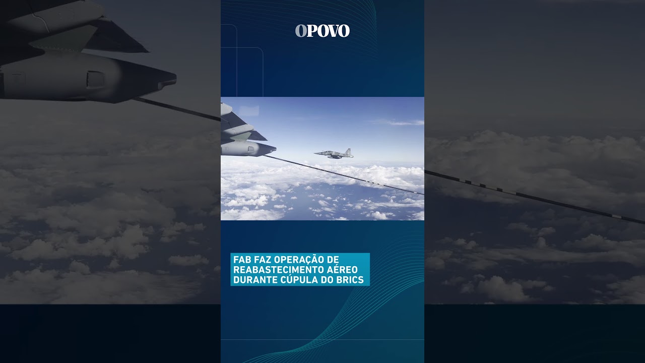 FAB faz operação de reabastecimento aéreo durante Cúpula do Brics no Rio veja vídeo