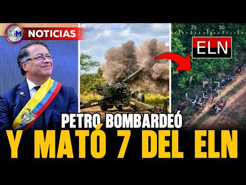 🚨 BOMBARDEO a zona del ELN tras ASESINATO de POLICÍA por FRANCOTIRADOR | EL CARMEN