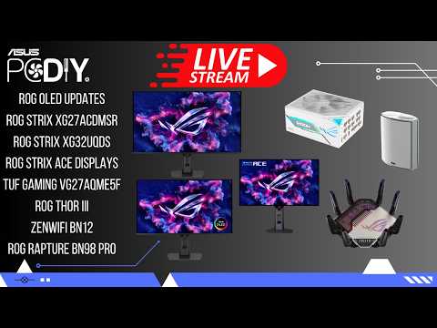 PCDIY  Hardware Show #136 - New ROG OLED monitors, WiFi 8 Router & Mesh Updates  and more
