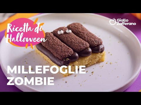 #ad 😋 MILLEFOGLIE ZOMBIE - RICETTA SUPER GOLOSA di HALLOWEEN🎃🕷️