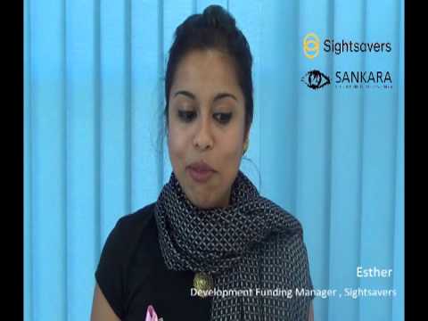 Partner Speak - Esther from Sighsavers shares her Sankara Experience - YouTube
