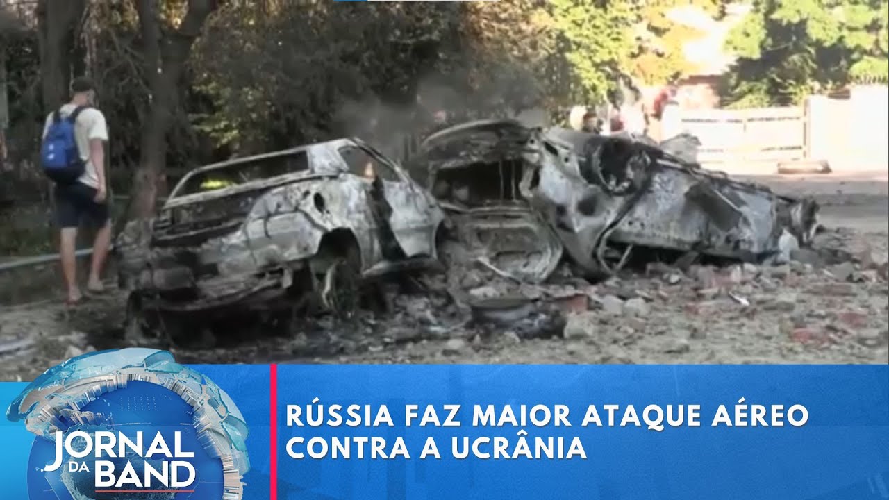 Rússia faz maior ataque aéreo contra a Ucrânia