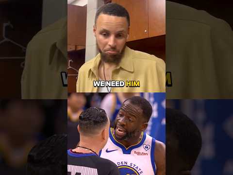 Steph says the Warriors need Draymond after he was ejected again