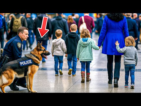 Mädchen gibt Polizeihund ein stilles Signal – was er dann tut, schockiert alle