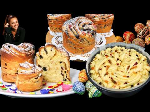 🍰Сегодня покажу 3 моих лучших пасхальных рецепта: кулич-краффин и пасхальный пирог | EasterCruffin