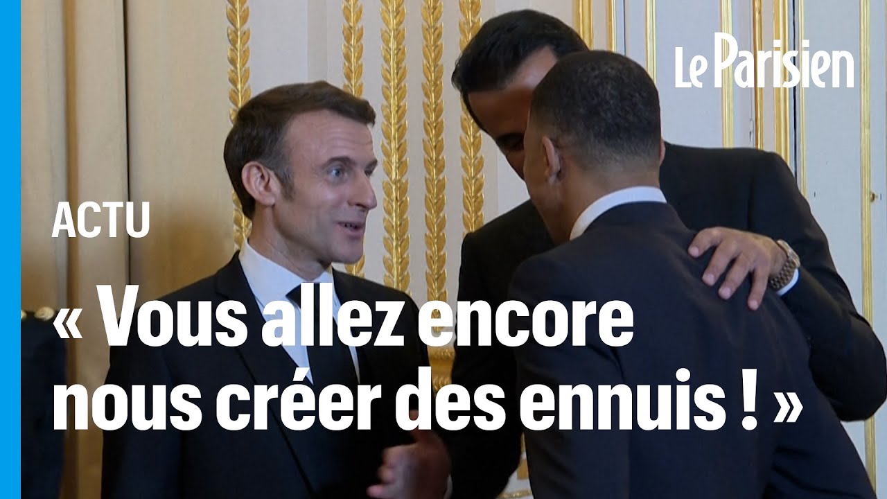 La pique de Macron à Mbappé devant l’émir du Qatar reçu à l'É lysée