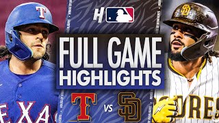 Texas Rangers vs San Diego Padres - FULL GAME HIGHLIGHTS | July 5, 2025 MLB Season