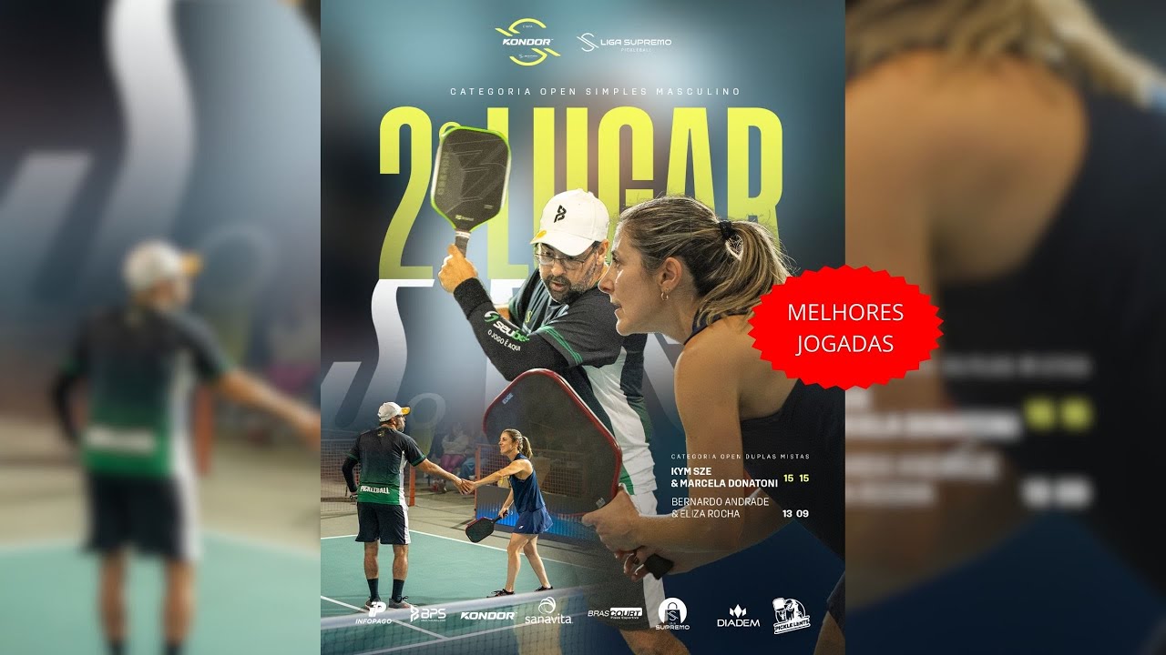 FINAL DUPLA MISTA ETAPA LIGA SUPREMO DE PICKLEBALL BELO HORIZONTE (MELHORES JOGADAS)