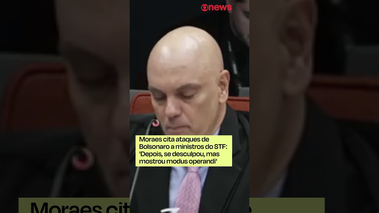 Moraes cita ataques de Bolsonaro ao STF Depois se desculpou mas mostrou modus operandi