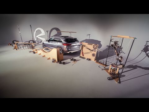 We Celebrate the Infiniti QX50 with a Rube Goldberg Machine