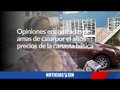 Opiniones encontradas de amas de casa por precios de la canasta básica