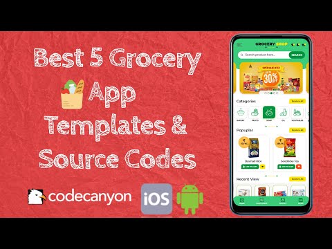 Best 5  Grocery App Templates & Source Codes | How to make a grocery app